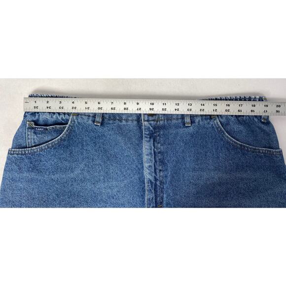 Upcycled Repurposed Denim Skirt Boho Hippie Chic - Picture 3 of 8